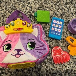 Leap Frog kitty purse Colorful Cat-Themed Kids Toy Set